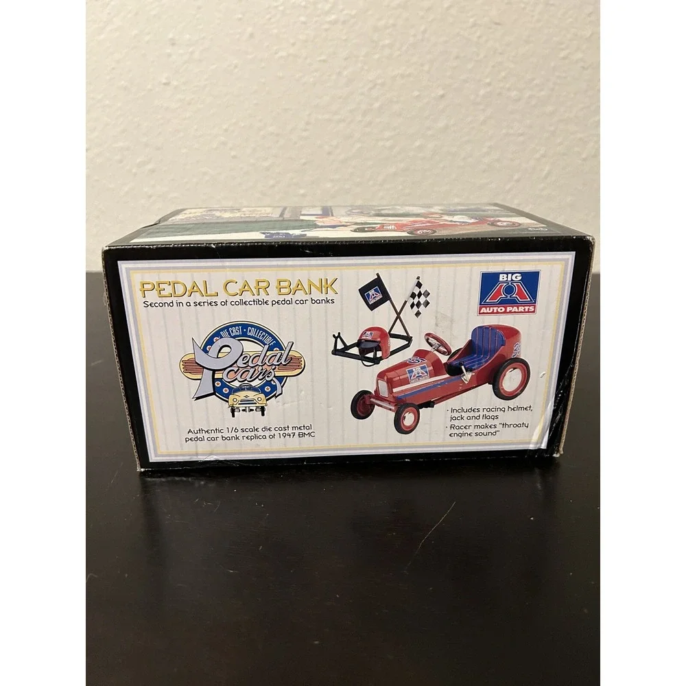 BIG A AUTO PARTS 1947 BMC Racer Pedal Car Bank Limited Edition 1/6